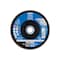 Pferd 7" x 7/8" A.H. POLIFAN Flap Disc - A SG STEELOX, Aluminum oxide, 40 Grit, Conical 62208 - alternate 2